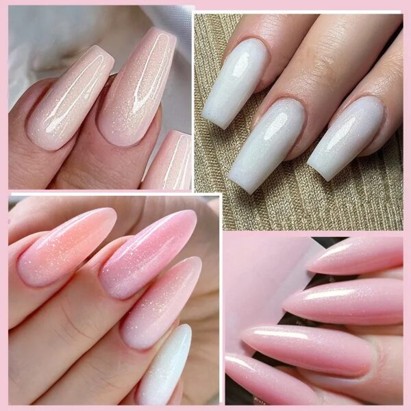 네일 아트 살롱용 벌크 15ML 무취 두꺼운 고무 베이스 젤