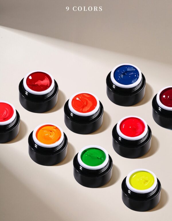 Bulk 9 Colors UV Stamping Gel Polish for Nail Art Decoration Bulk 9 Colors UV Stamping Gel Polish for Nail Art Decoration