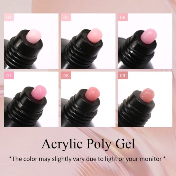 Paznokcie do przedłużania akrylowo-żelowe z niestandardowym logo