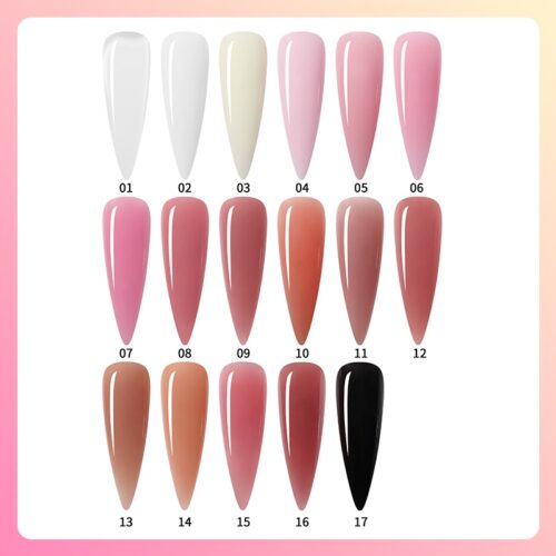 Paznokcie do przedłużania akrylowo-żelowe z niestandardowym logo