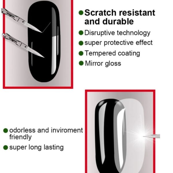 Bulk HEMA-Free Clear Gel Polish High Gloss Top & Base Coat Bulk HEMA-Free Clear Gel Polish High Gloss Top & Base Coat