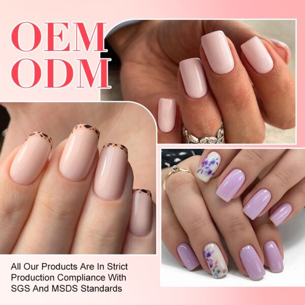 Caixuan Großhandel 1KG Gummi Basis UVLED Gel, 92 Farben