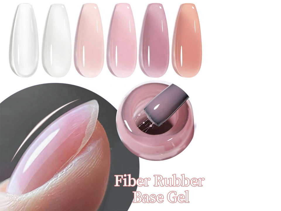 Fiberglass Rubber Base Coat Clear Pink Color