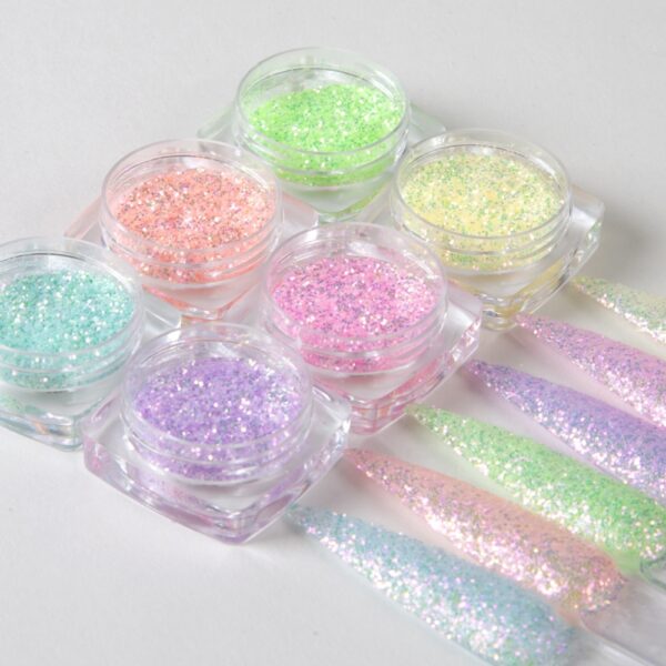 Purpurina 11 Colores Cosmética Corporal Purpurina Polvo Decoración Purpurina 11 Colores Cosmética Corporal Purpurina Polvo Decoración