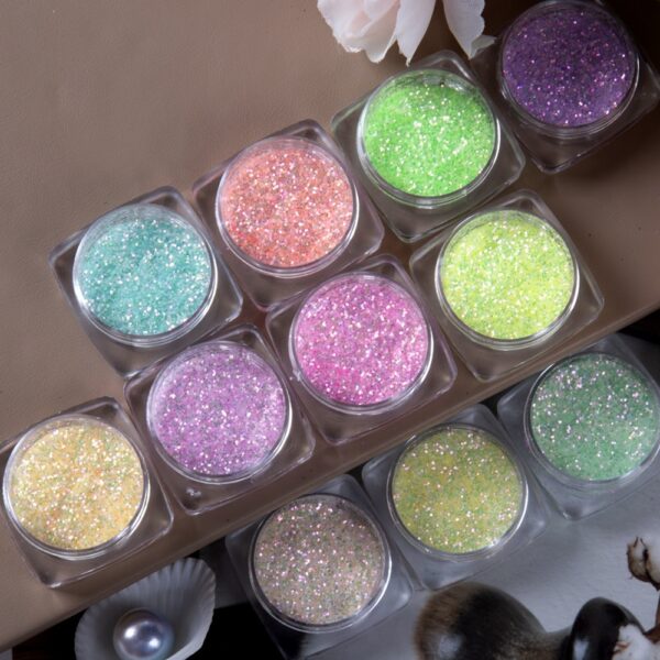 Purpurina 11 Colores Cosmética Corporal Purpurina Polvo Decoración Purpurina 11 Colores Cosmética Corporal Purpurina Polvo Decoración