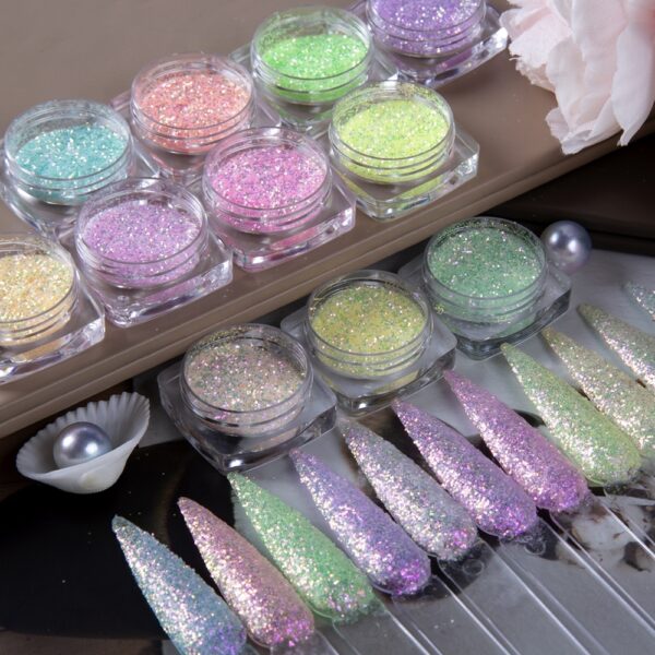 Purpurina 11 Colores Cosmética Corporal Purpurina Polvo Decoración Purpurina 11 Colores Cosmética Corporal Purpurina Polvo Decoración