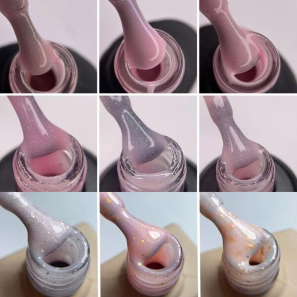 OEM Custom Elastic Rubber Builder Base Gel 3-in-1 for Nails