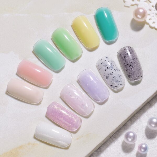 OEM Gomma elastica Base Builder Gel Pastel Base Coat Colori