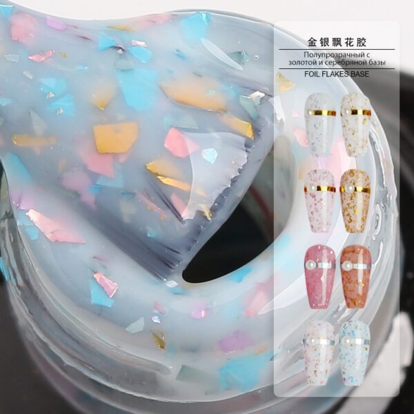 OEM 고무 베이스 젤 무 헤마 UV 프리 샘플 프라이빗 라벨