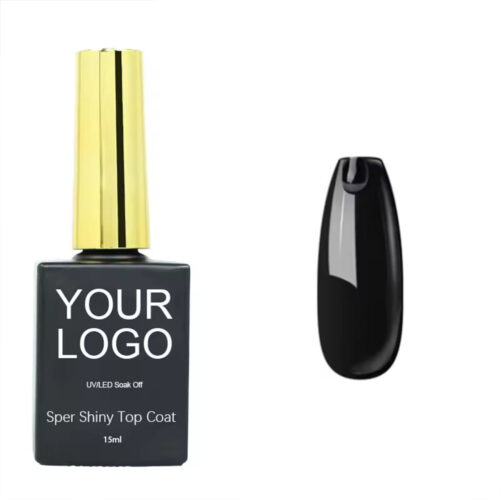 OEM Wholesale UVLED Soak-Off Super Shiny Top Coat 15ml