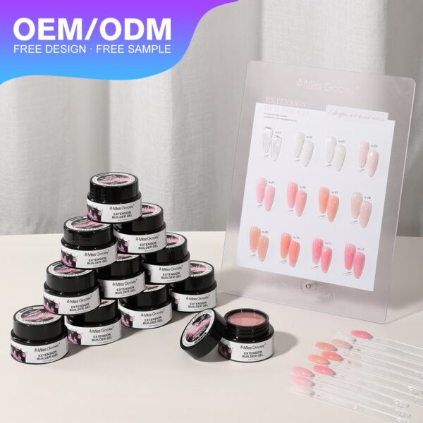 Wholesale 12 Colors Hema-Free Builder Gel Extension UV Nail Polish Wholesale 12 Colors Hema-Free Builder Gel Extension UV Nail Polish