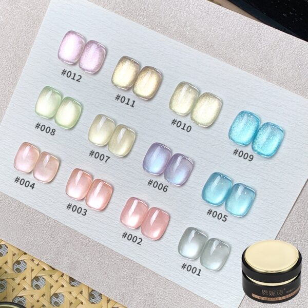 Wholesale 16-Color Crystal Cat Eye Magnetic Gel Polish Kit Wholesale 16-Color Crystal Cat Eye Magnetic Gel Polish Kit