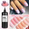 Wholesale 1KG Colorful Rubber Base UV Gel Polish Bulk