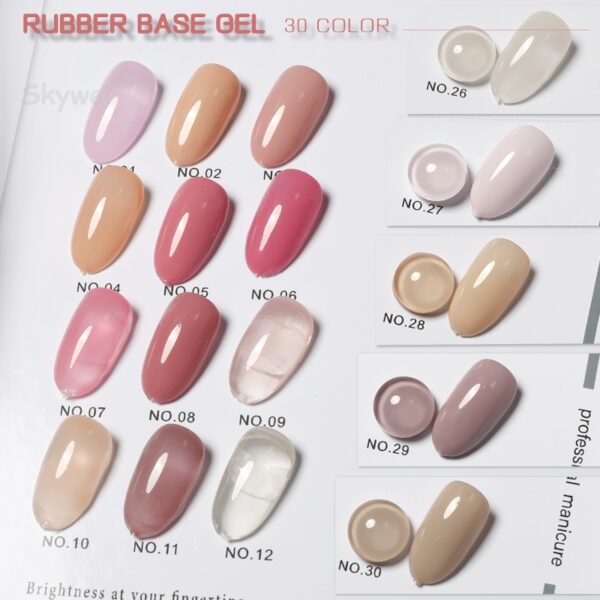 Wholesale 2-in-1 Rubber Base Gel Color Gel for B2B Wholesale 2-in-1 Rubber Base Gel Color Gel for B2B