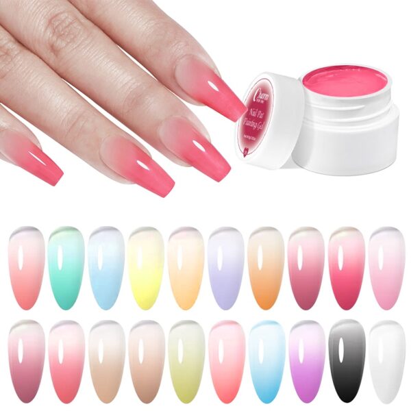 Wholesale 20 Colors Gradient Ombre Nail Gel Soak-Off for B2B