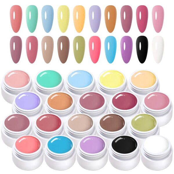 Wholesale 20 Colors Gradient Ombre Nail Gel Soak-Off for B2B