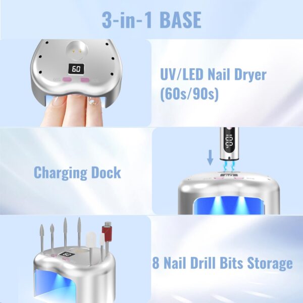 紫外線充満基盤が付いている卸し売り35000RPMのコードレス釘ドリル