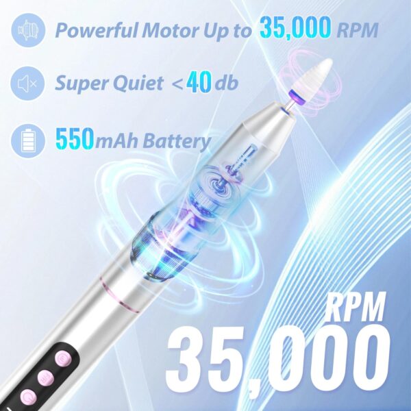 紫外線充満基盤が付いている卸し売り35000RPMのコードレス釘ドリル