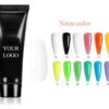 Wholesale 50 Colors Poly Gel Nail Polish HEMA-Free Acryl Gel