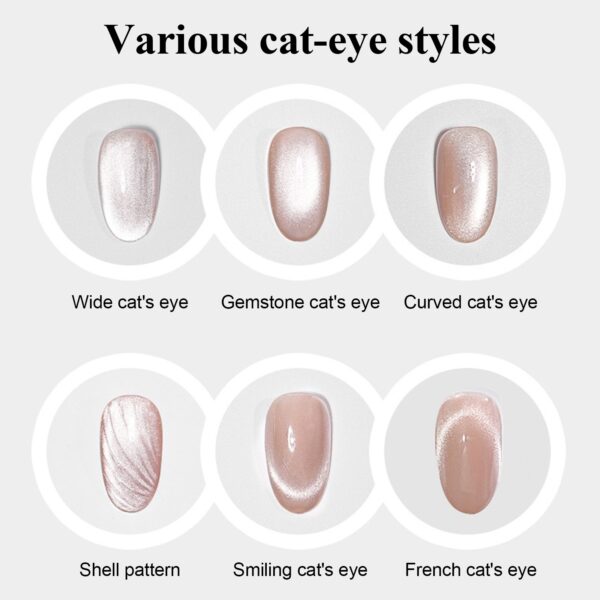 Wholesale 8-Color Moonlight Cat Eye Magnetic Gel Polish Wholesale 8-Color Moonlight Cat Eye Magnetic Gel Polish