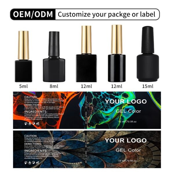 Wholesale 80 Colors HEMA-Free Vegan Nail Gel Polish 1kg