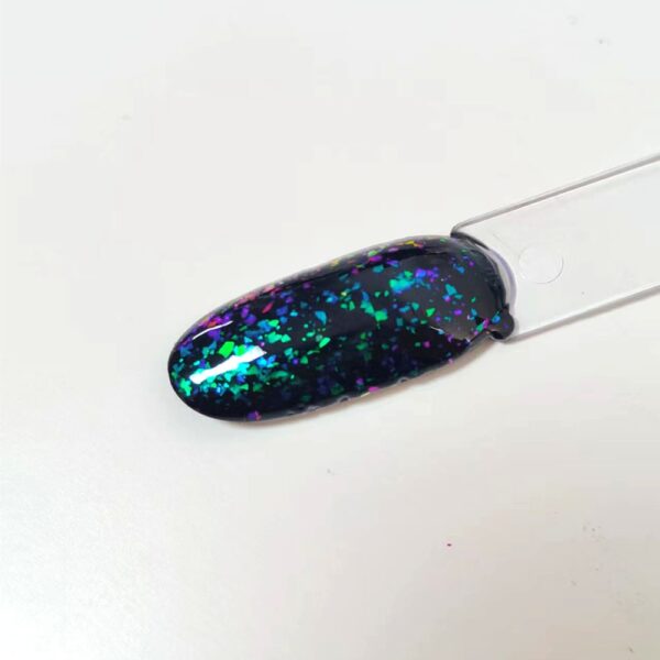Wholesale Black Chameleon Glitter UV LED Nail Gel Top Coat