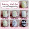 all'ingrosso Born Pretty 5g Poking Nail Art Gel Nero Bianco all'ingrosso Born Pretty 5g Poking Nail Art Gel Nero Bianco