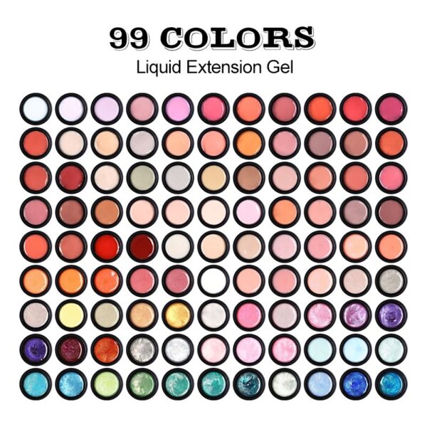 Wholesale Custom Biab Clear Nude Pink Jelly Gel Nail Builder