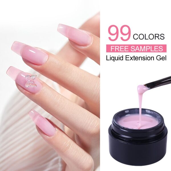Wholesale Custom Biab Clear Nude Pink Jelly Gel Nail Builder