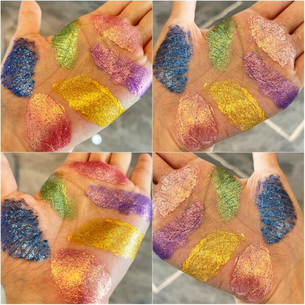 손톱을위한 도매 다이아몬드 카멜레온 안료 운모 분말