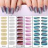 Wholesale Glitter Gradient UV Semi-Cured Gel Nail Strips