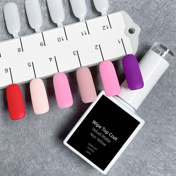 Wholesale HEMA-Free TPO-Free No Wipe Matte & Base Gel Coat 12ml
