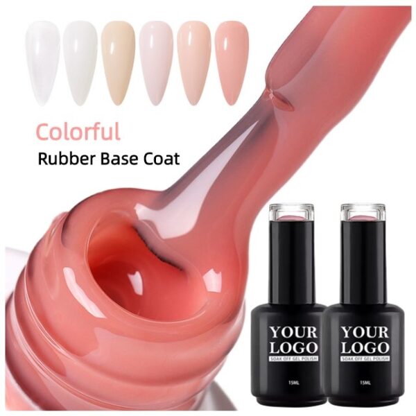 Mayorista Gel de base de caucho rosa inodoro de larga duración