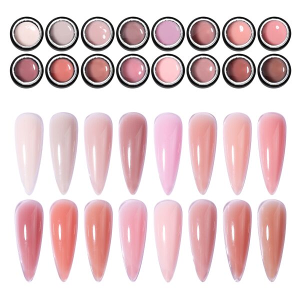 Wholesale Nude Pink Jelly Builder Gel For Nail Extensions Wholesale Nude Pink Jelly Builder Gel For Nail Extensions