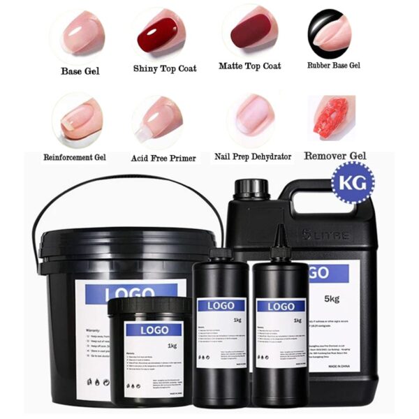 Wholesale OEM 1KG Self-Leveling Reinforce Nail Repair Gel Wholesale OEM 1KG Self-Leveling Reinforce Nail Repair Gel