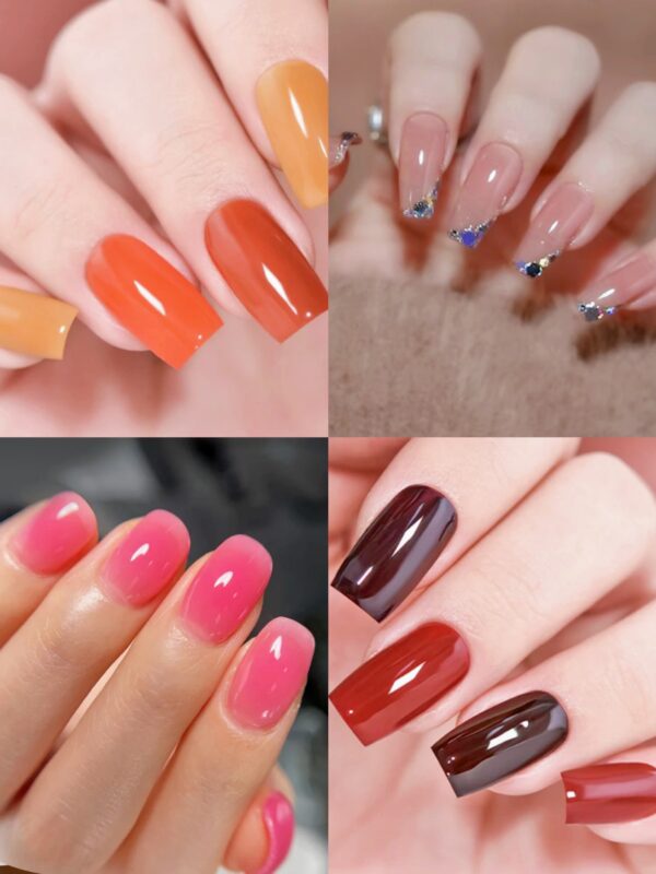 Wholesale OEM Gel Nail Polish Color Set 10-15ml Custom Logo Wholesale OEM Gel Nail Polish Color Set 10-15ml Custom Logo