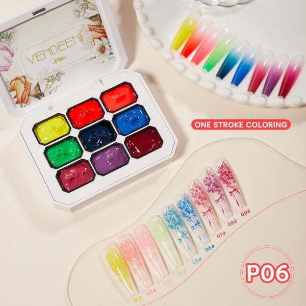 Wholesale Pat Painting Gel Gradient UV Nail Art Long Lasting