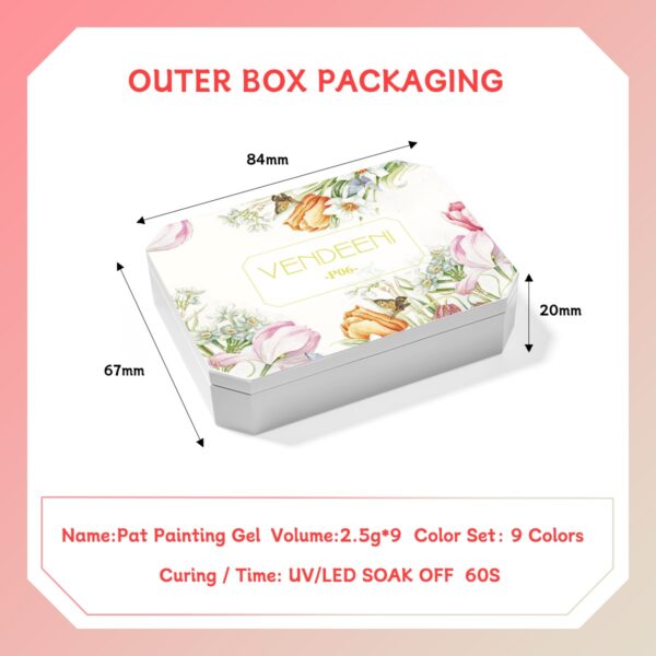 Wholesale Pat Painting Gel Gradient UV Nail Art Long Lasting