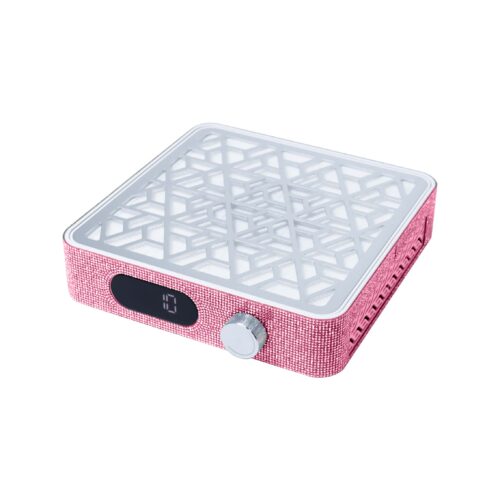 Оптовая Портативный Ногтей Пылесборник 52W Розовый Страз