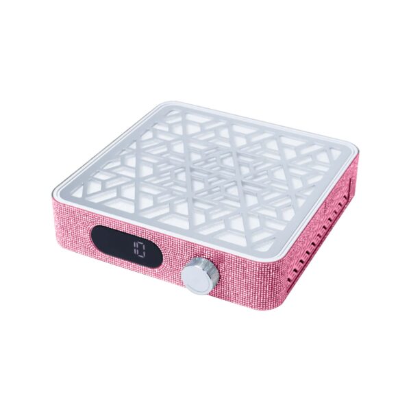 Оптовая Портативный Ногтей Пылесборник 52W Розовый Страз Оптовая Портативный Ногтей Пылесборник 52W Розовый Страз