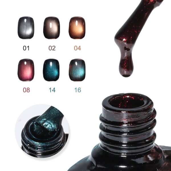 Wholesale Private Label 18-Color Cat Eye Gel Polish Kit