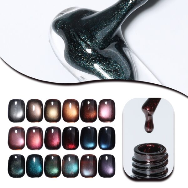 Wholesale Private Label 18-Color Cat Eye Gel Polish Kit