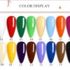 Wholesale Private Label Colorful Painting Gel Nail Art Palette
