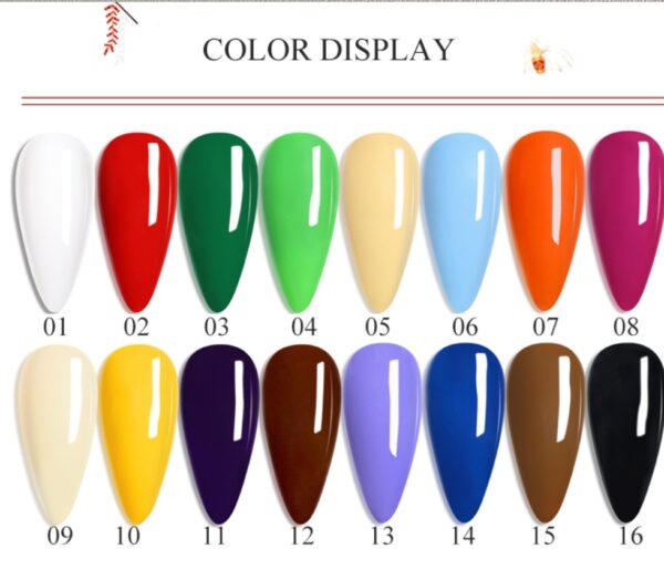 Wholesale Private Label Colorful Painting Gel Nail Art Palette