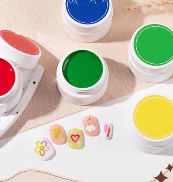 Wholesale Private Label Colorful Painting Gel Nail Art Palette