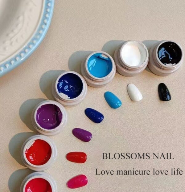 Wholesale Private Label Colorful Painting Gel Nail Art Palette