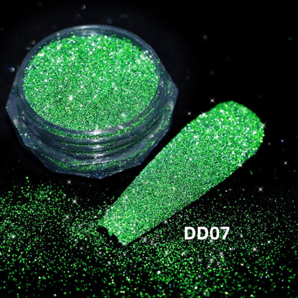 Wholesale Reflective Glitter Powder for Nail Art 12 Colors