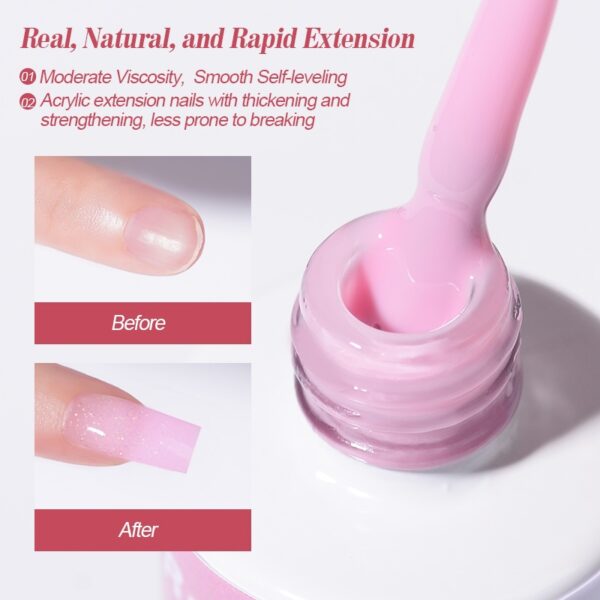 Оптовая продажа Самовыравнивающиеся гелевые наращивания BIAB Builder 24 цвета