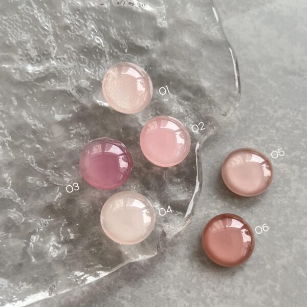 살롱을위한 도매 솔리드 핑크 누드 UV 젤 네일 컬러 세트