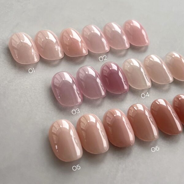 살롱을위한 도매 솔리드 핑크 누드 UV 젤 네일 컬러 세트